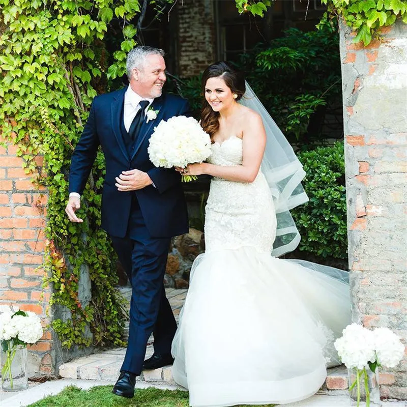 Velo de novia de dos niveles con ribete de CRIN, accesorios para el cabello de boda, velo de novia de 42 pulgadas