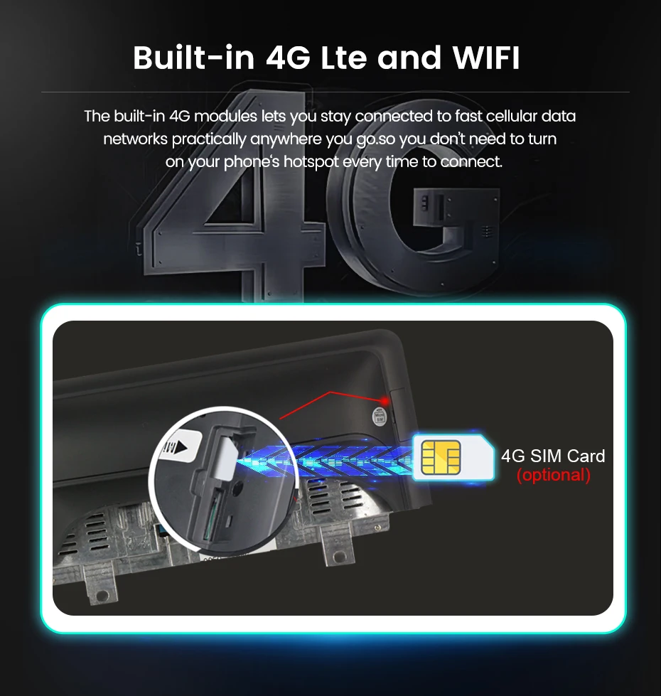 Linux-System EU-Store Kabelloses Carplay Android Auto Multimedia-Display für BMW 1 2 3 4 Serie F20 F21 F22 F30 F31 F32 F33 F34 F36 4G LTE BT5.0 – Detail 21