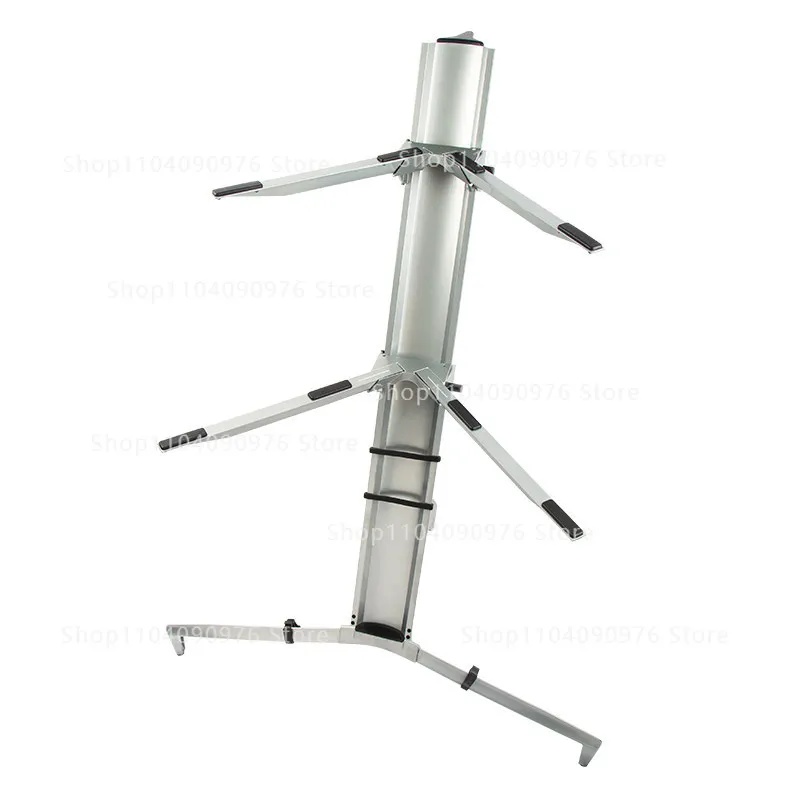 

Двухуровневая регулируемая подставка для клавиатуры, MIDI-контроллера и синтезатора на 88 клавиш из сплава