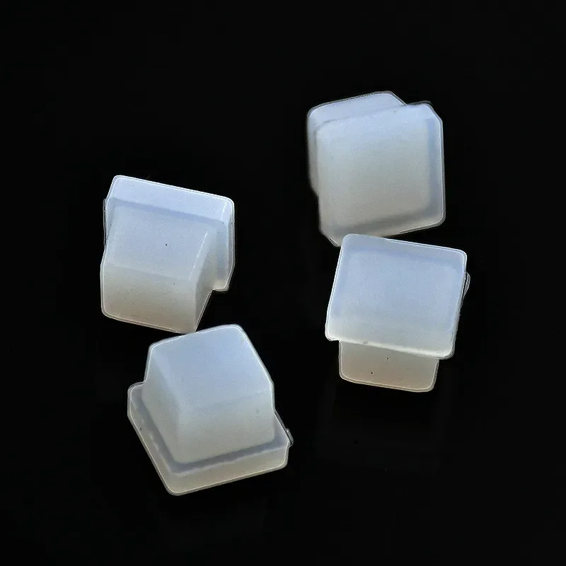 Silicone Stopper Cell Cover Glass Cuvette Plug Quartz Cuvette Silicone Cap For Size 10*10mm Cuvettes Resistant Corrosion 100/PK