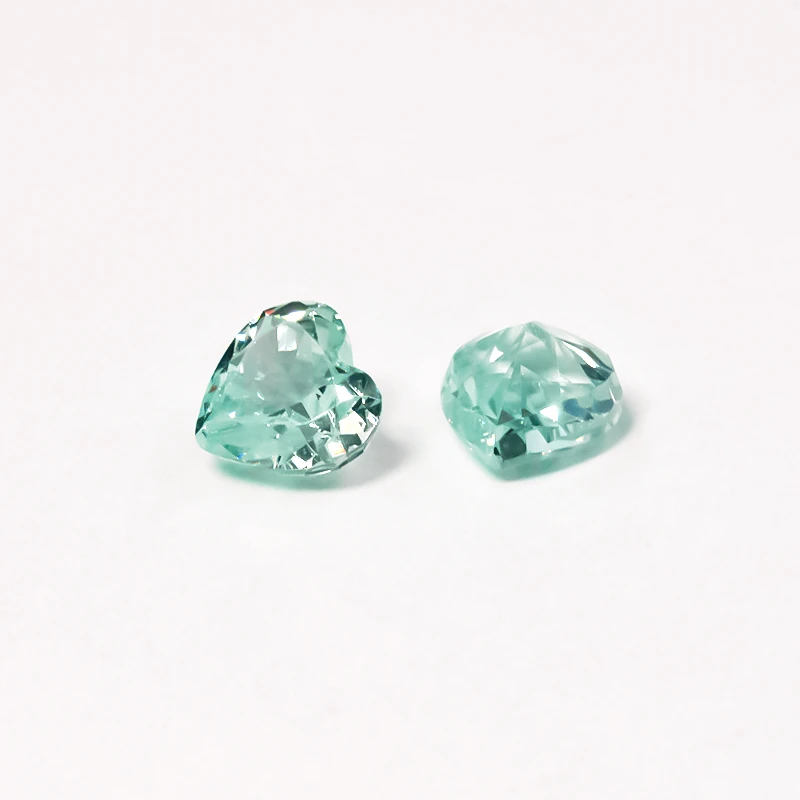 5x5mm Herz Zerkleinerte Eis-Schliff Lose CZ-Steine 5A Verschiedene Farben Kubisches Zirkonium Synthetische Edelsteine für Schmuck – Detail 15
