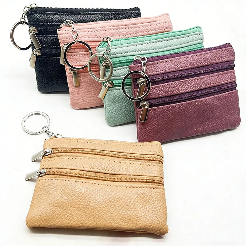 

Fashion Simple Card Holder Short Purse Mini Wallet Key Bag Coin Purse Party Gift Business Casual Handbag