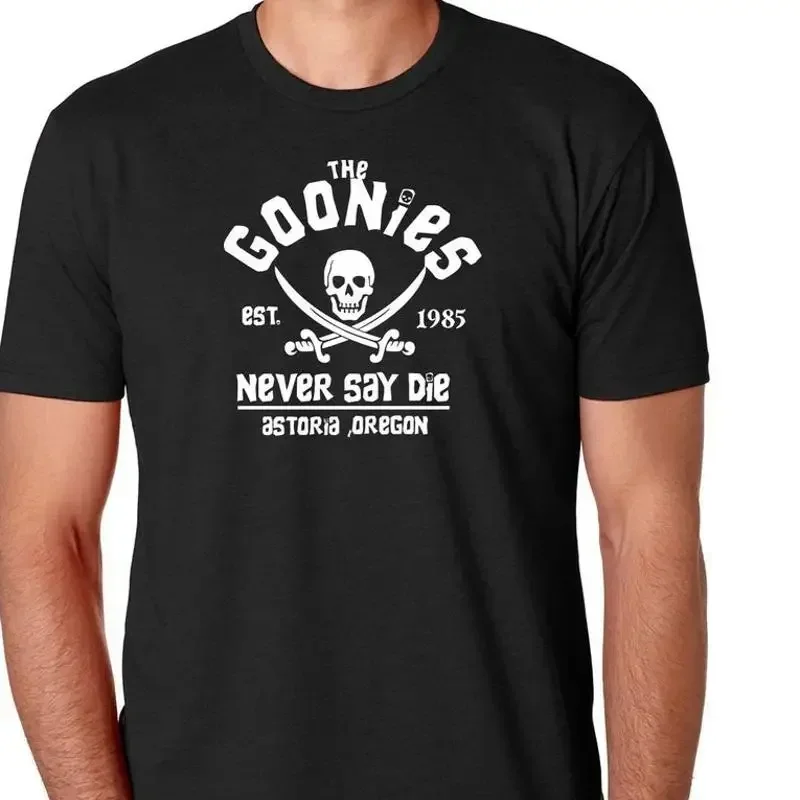 Camiseta de los Goonies: Nunca te rindas.
