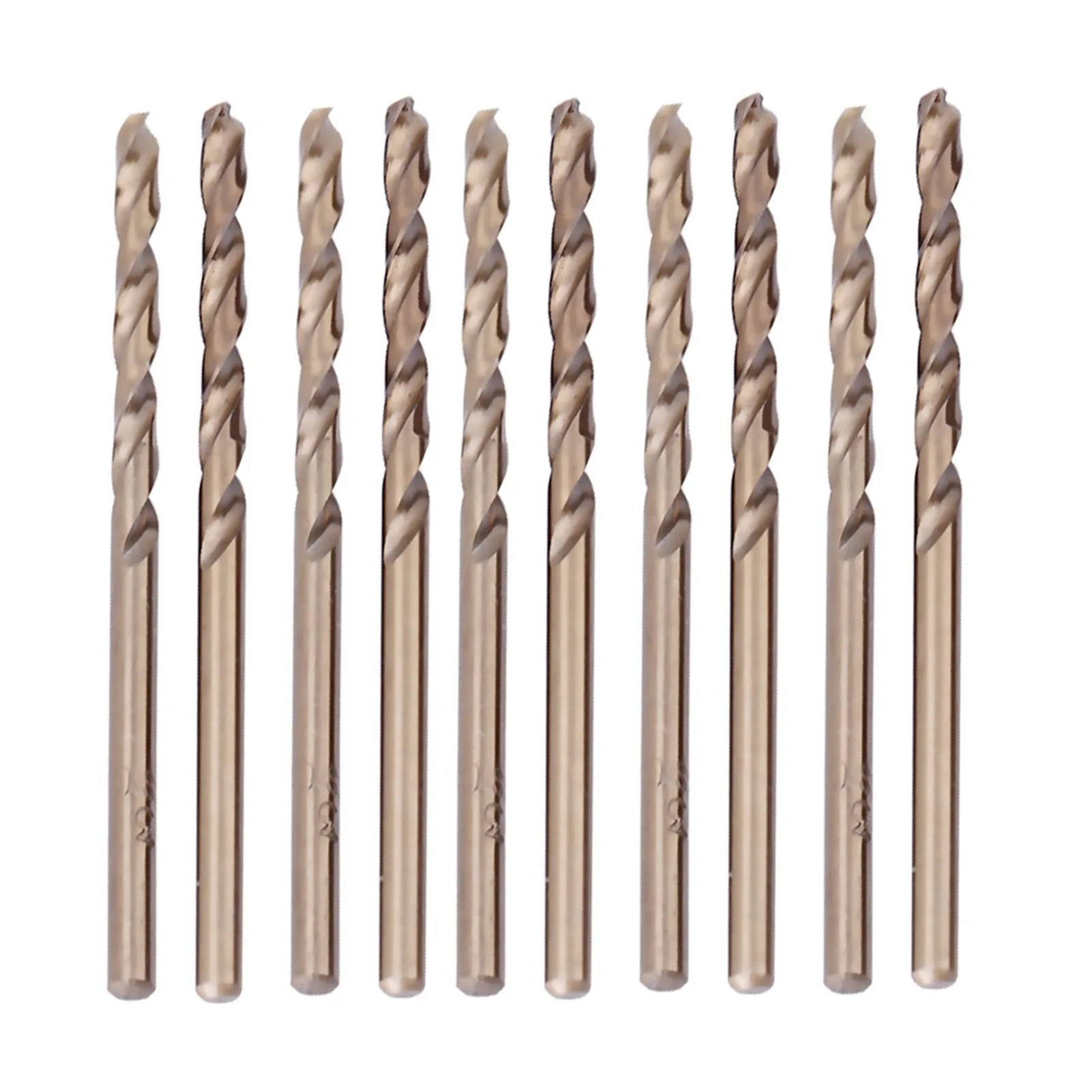 

10Pcs Drilling tool M35 Cobalt Drill Bit M35 Cobalt Drill Bit Set HSS-CO Drills Set 1.0-5.0MM for Drilling on Stainless Steel