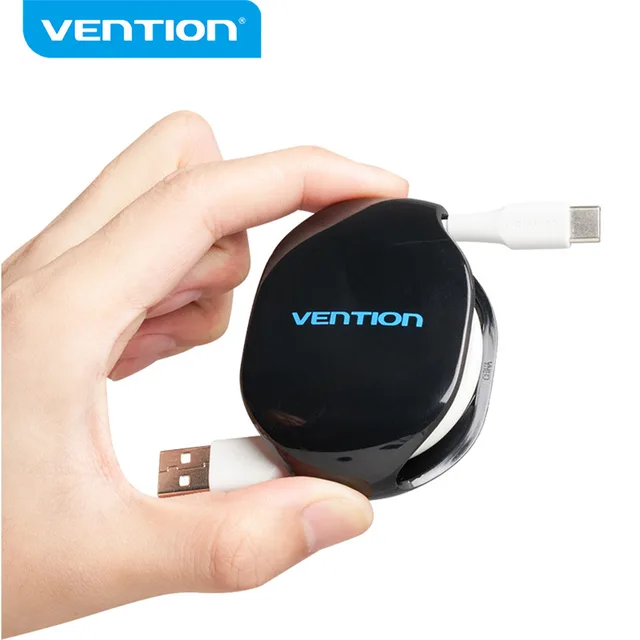 Automatyczna nawijarka kabli Vention Uchwyt do organizera kabli do słuchawek Kable USB i nawijanie telefonu Automatyczna nawijarka kabli