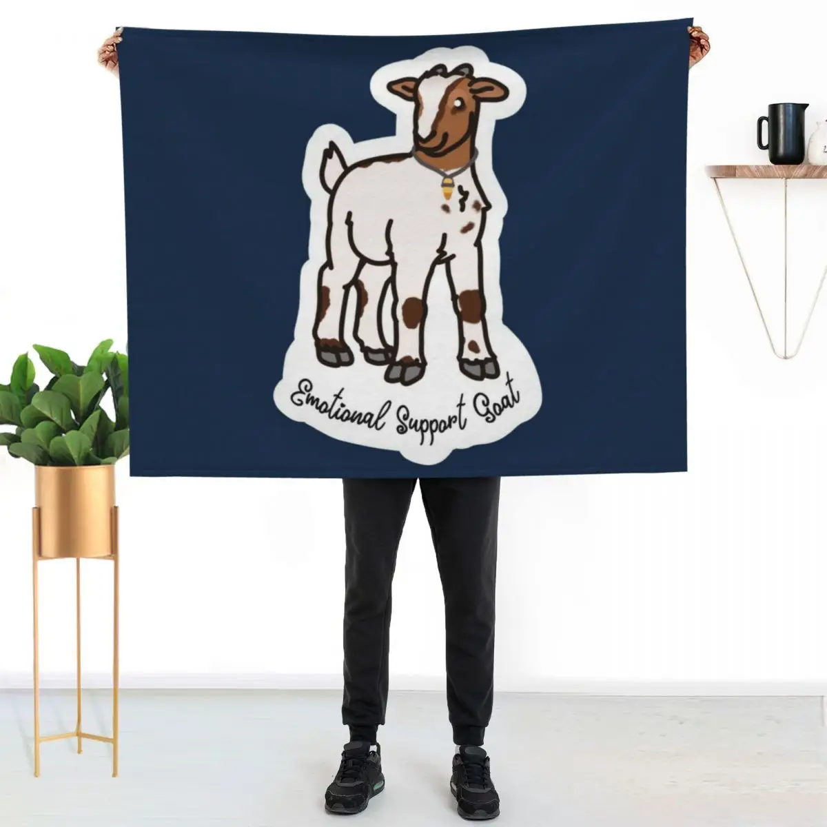 Milo the Goat - Shadow and Bone Fanart Throw Blanket Bed linens Travel wednesday Sofa Quilt Luxury Brand Plaid Blankets