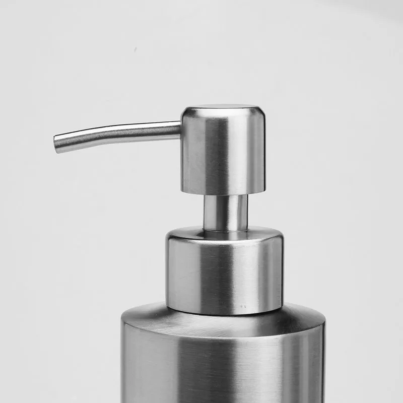 Liquid soap dispenser bottle gel bottle 304 stainless steel Lotion Pump Hand Soap 250ml/350ml/550ml Kitchen Bathroom Dispenser