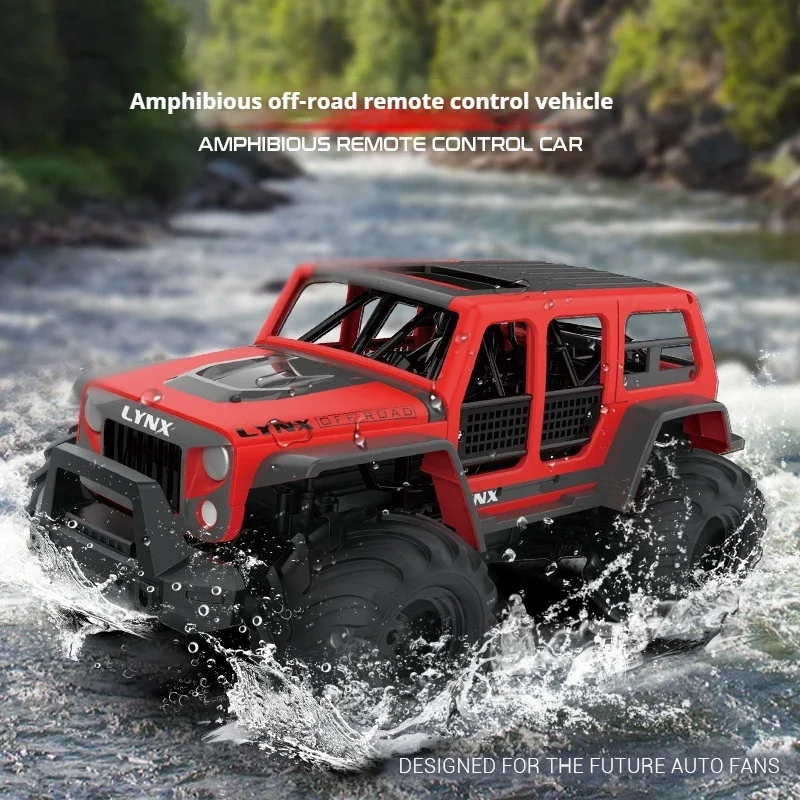 

kawaii funny gift-new 1:14 Amphibious 4WD climbing off-road rc cars,2.4G remote control car,electric car kids toys,monster truck