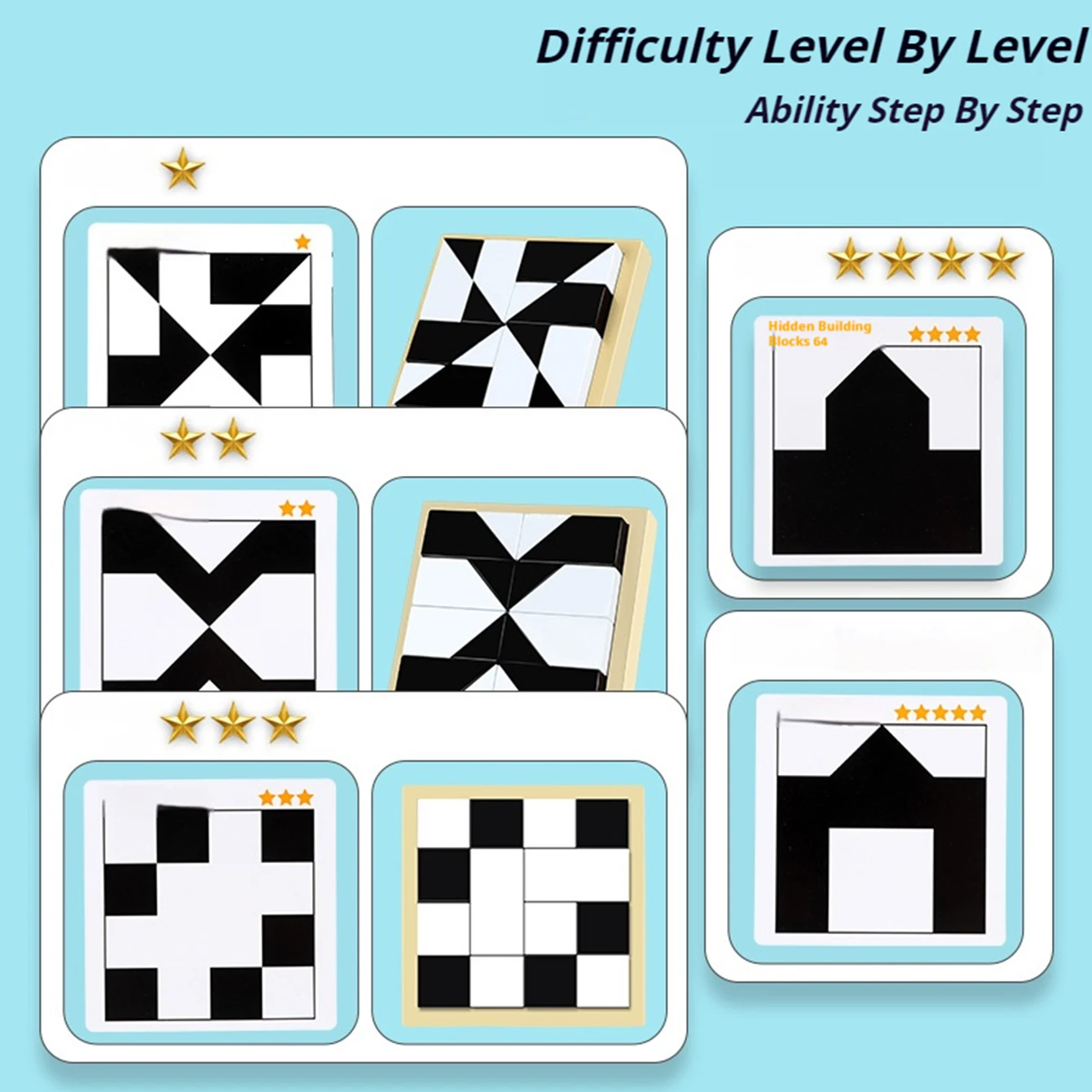 モンテッソーリ-子供向けの隠しビルディングブロックパズル,親子向けのインタラクティブなボードゲーム,ボードゲーム,男の子と女の子へのギフト
