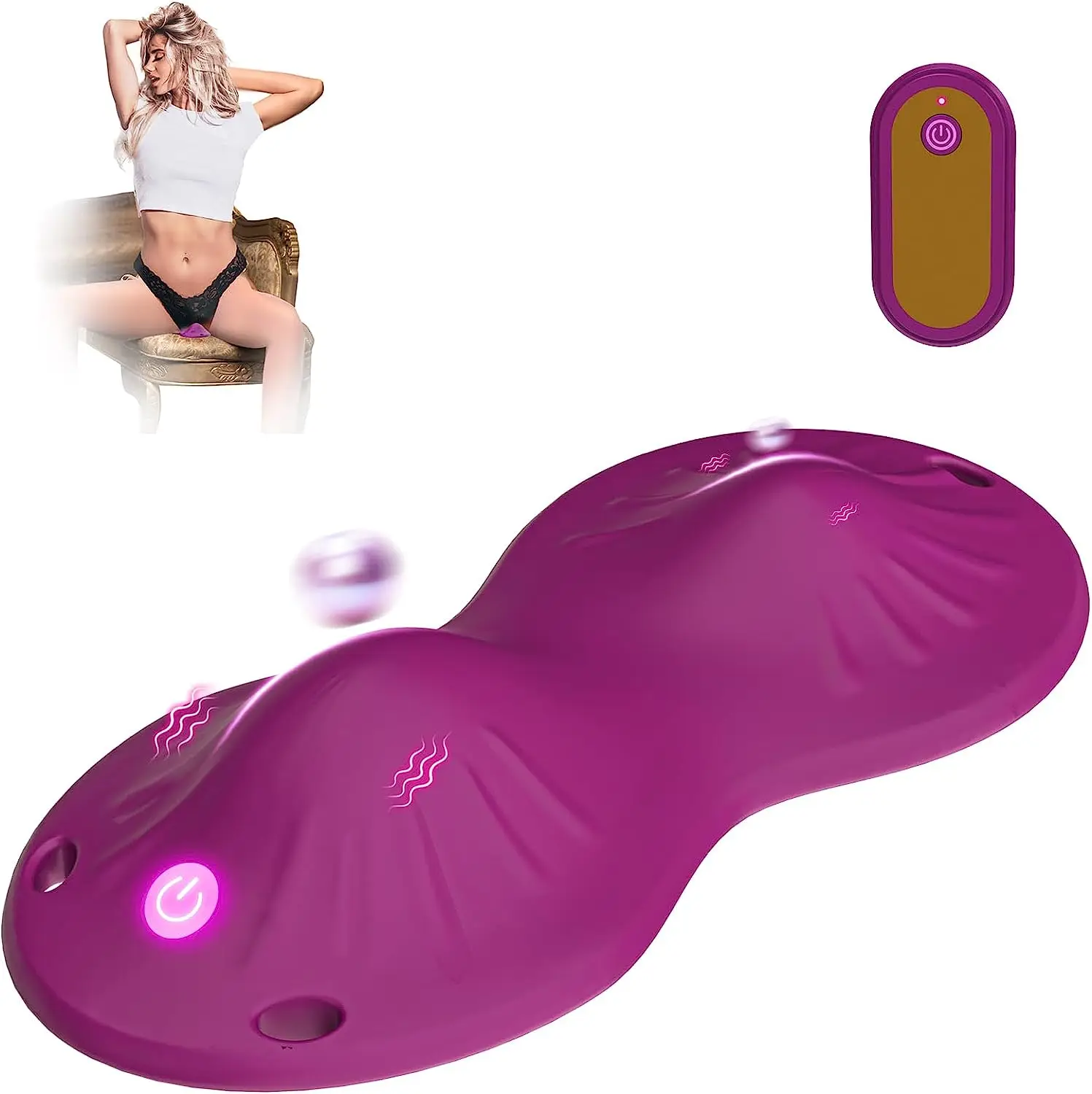 10 Vibration Modes Clit Stimulator Vibrators for Sex Women Waterproof Sex Adult Toys Vibrating Panties Panty Dildos Toy