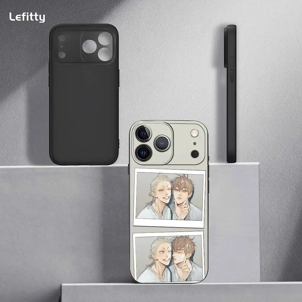 حافظة هاتف كاريكاتير 19 يومًا لهاتف آيفون 17 16 15 14 13 12 11 Pro Xs Max Mini XR X Plus غلاف ناعم أسود بلوري Funda