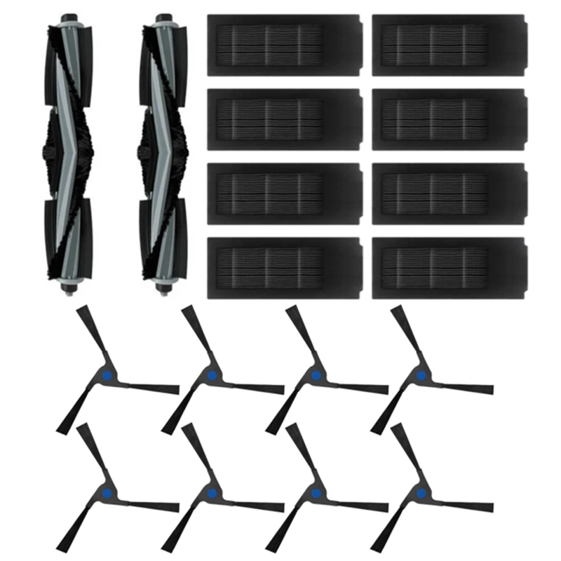 Rollen bürste Seiten bürste Hepa Filter für ecovacs deebot x2 omni/x2/x2 pro/dex86 Ersatz zubehör