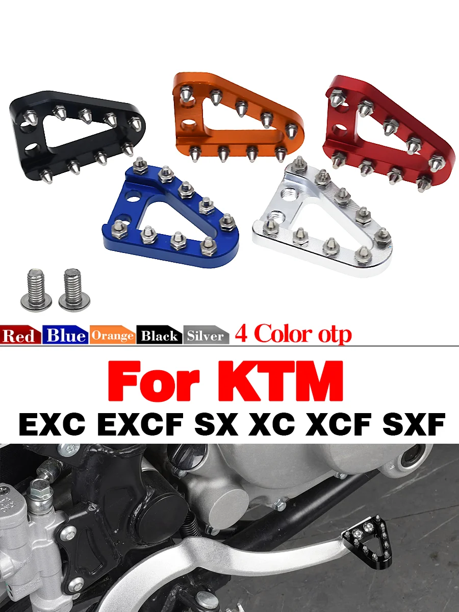 AliExpress PRO AODB Motorcycle CNC Machined Rear Brake Pedal Step Plate Tip For KTM SX SXF EXC XC XCF XCFW TC TE FE  2008-2016 Dirt Bike Accessories
