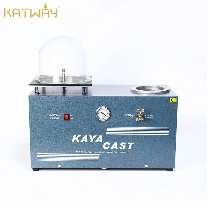 KATWAY Investing and Casting Machine Vacuum 4L Medium-Sized Injection Jewelry Making Professional Tool LL-CM03