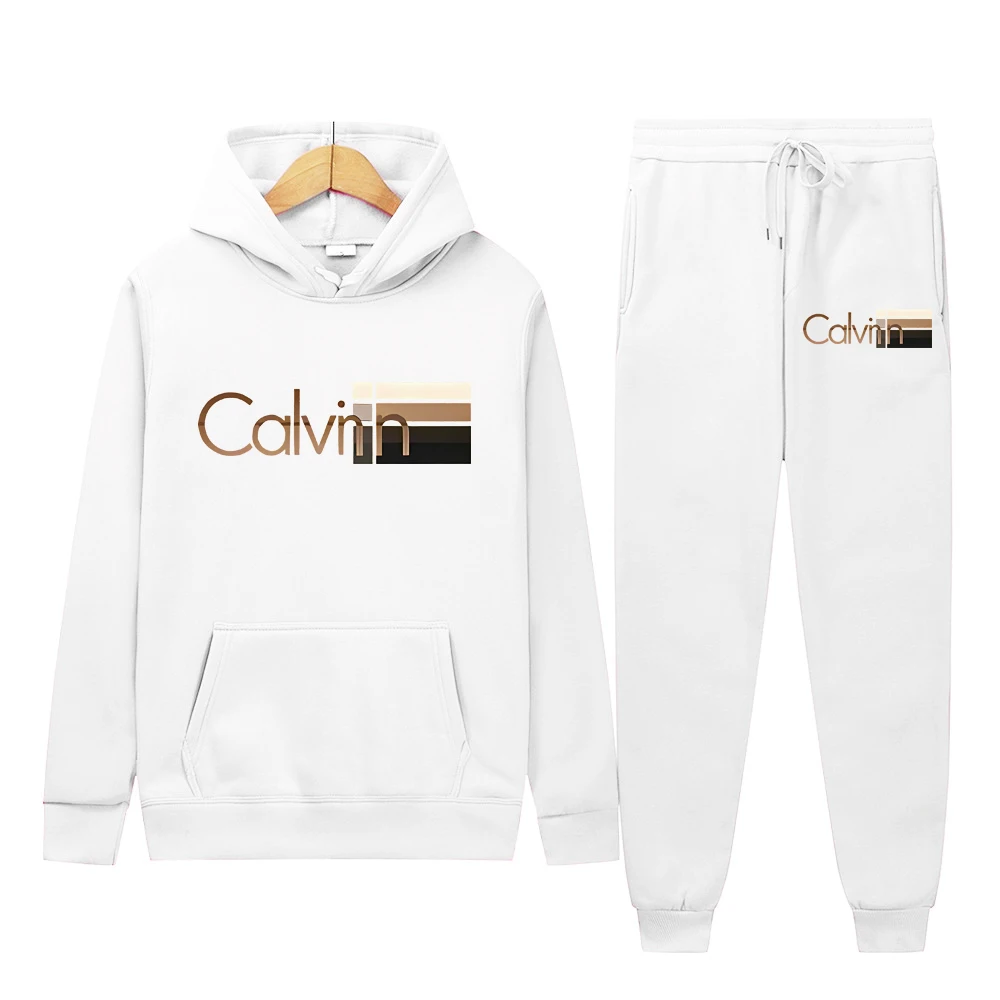 

Men's hoodie set for autumn and winter: a trendy hooded top paired with sport pants