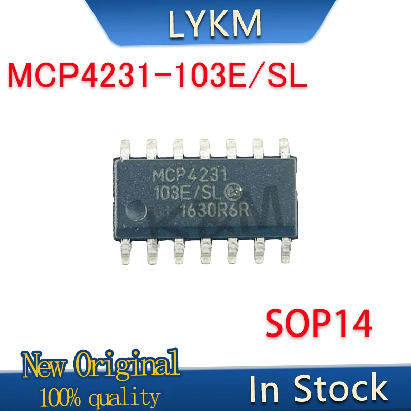 2-5/PCS New Original MCP4231-103E/SL MCP4231 103E/SL SOP16 Digital potentiometer chip In Stock