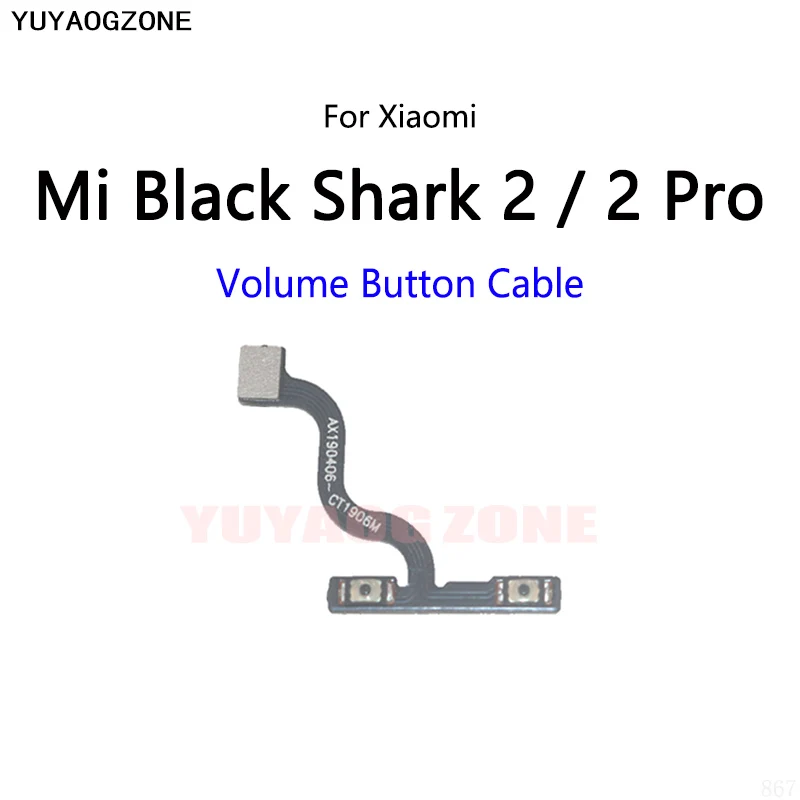 Power Button Switch Volume Mute Button On / Off Flex Cable For Xiaomi Mi Black Shark 1 2 Pro 4 5 Helo