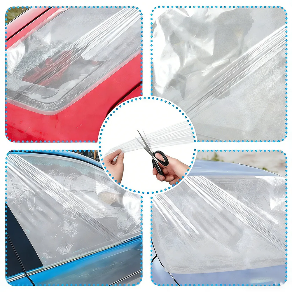 Vehicle Privacy Film Temporary Window Film For Roadside Repairs 31.5 X 47.24 Inches Easy Installation Car Film