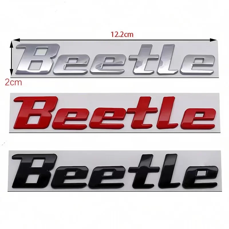 L\'adesivo Beetle è adatto per il logo inglese Beetle, l\'etichetta laterale del pannello fogliare, l\'adesivo in metallo, l\'adesivo del bagagliaio