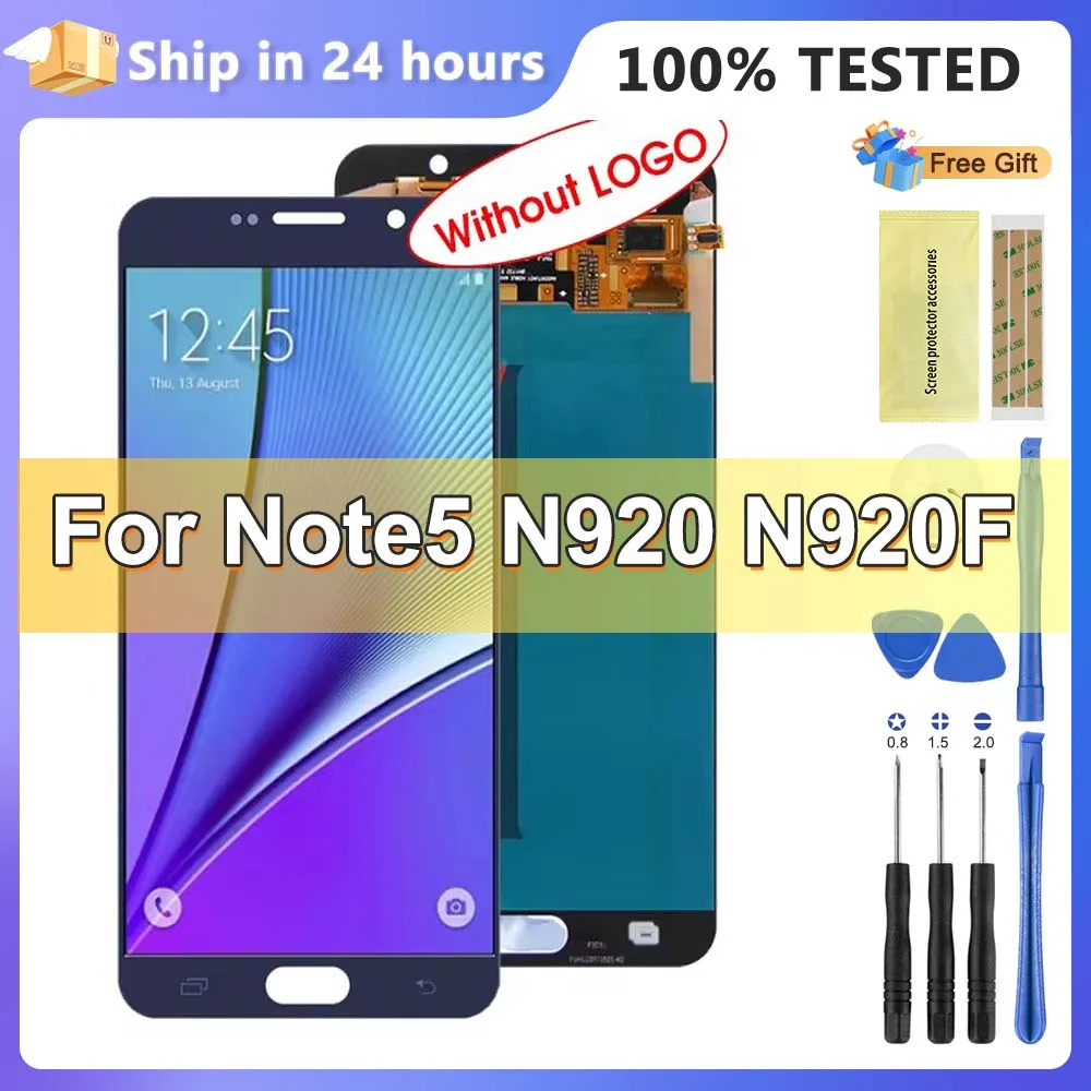 AMOLED Screen for Samsung Galaxy Note5 N920 N920F Lcd Display Touch Screen Digitizer Assembly for Samsung Galaxy Note 5