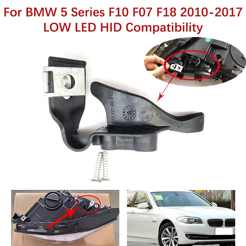 63127262734-63127262735-bmw-5シリーズ-f10-f07-f18-10-2017年式用-上部クロー-ローled-hid対応-車用ヘッドライト修理キット-ブラック