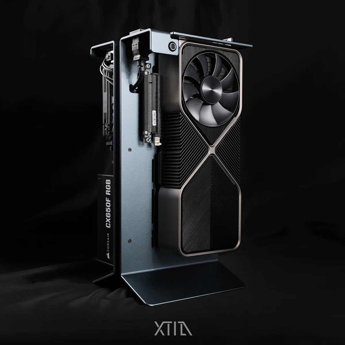 [XProto-L] XTIA Open A4ITX ATX Power Supply Portable All-Aluminum Vertical and Vertical Chassis Rack XPL