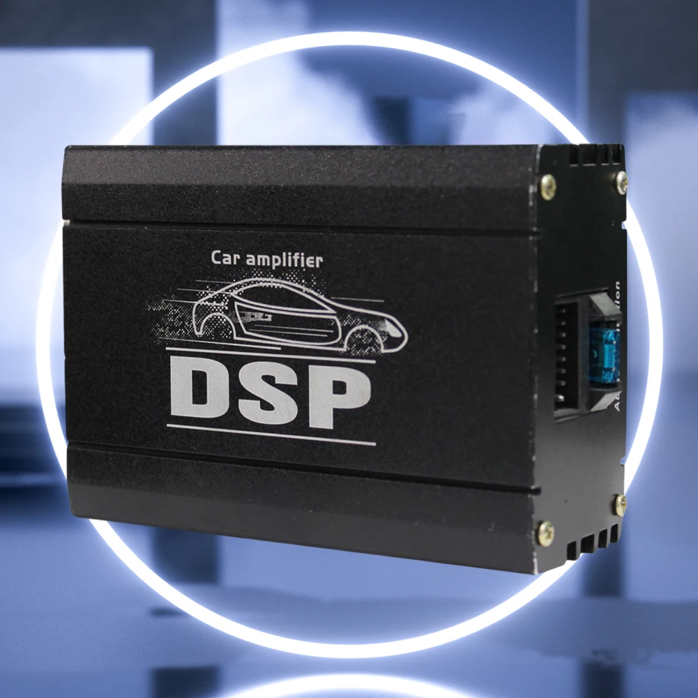 

Автомобильный DSP-процессор, 4-канальный цифровой аудиопроцессор, усилитель мощности для автомобиля, цифровой звуковой процессор для улучшения автомобильной аудиосистемы