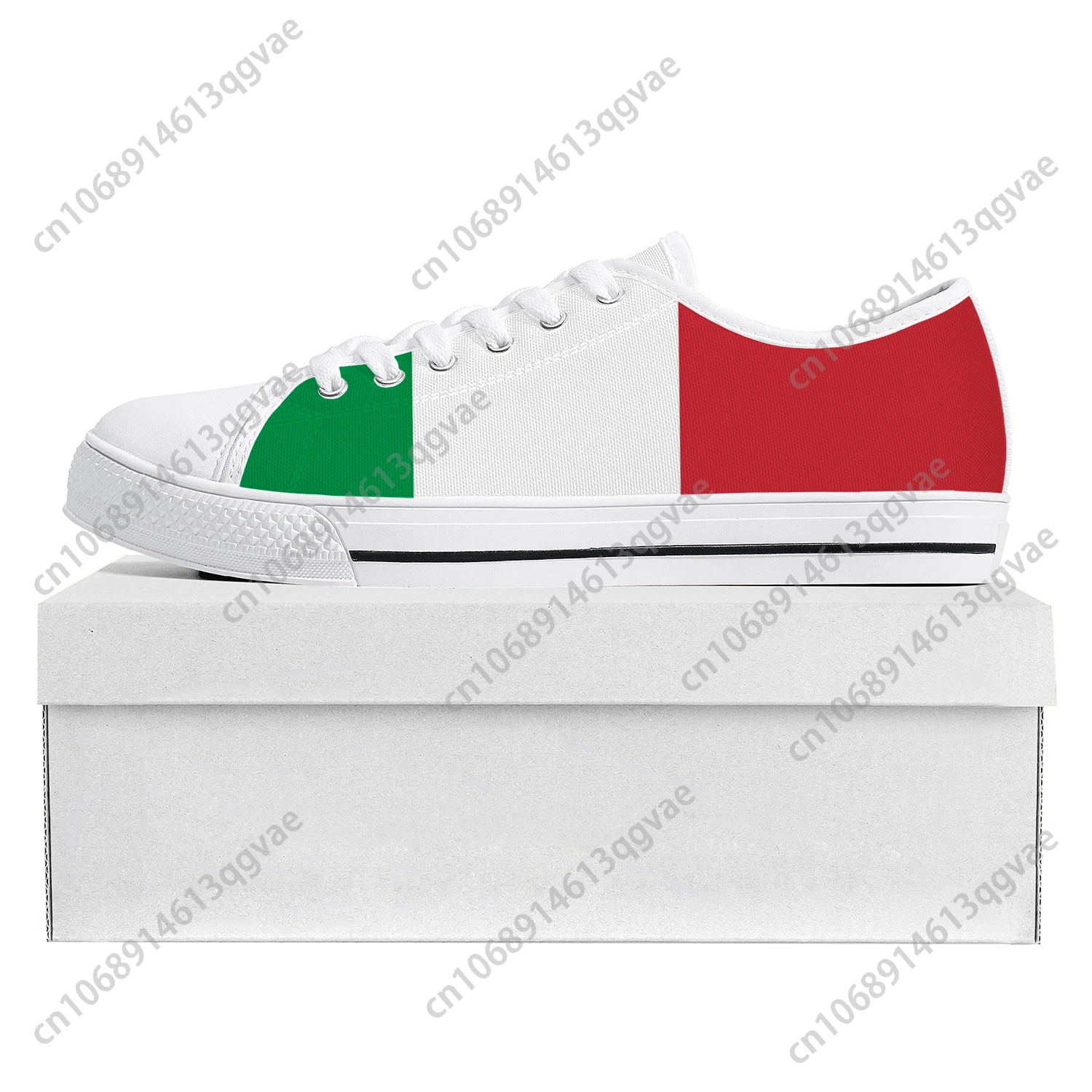 Italian Flag Low Top High Quality Sneakers Mens Womens Teenager Canvas Sneaker Italy Prode Casual Couple Shoes Custom Shoe