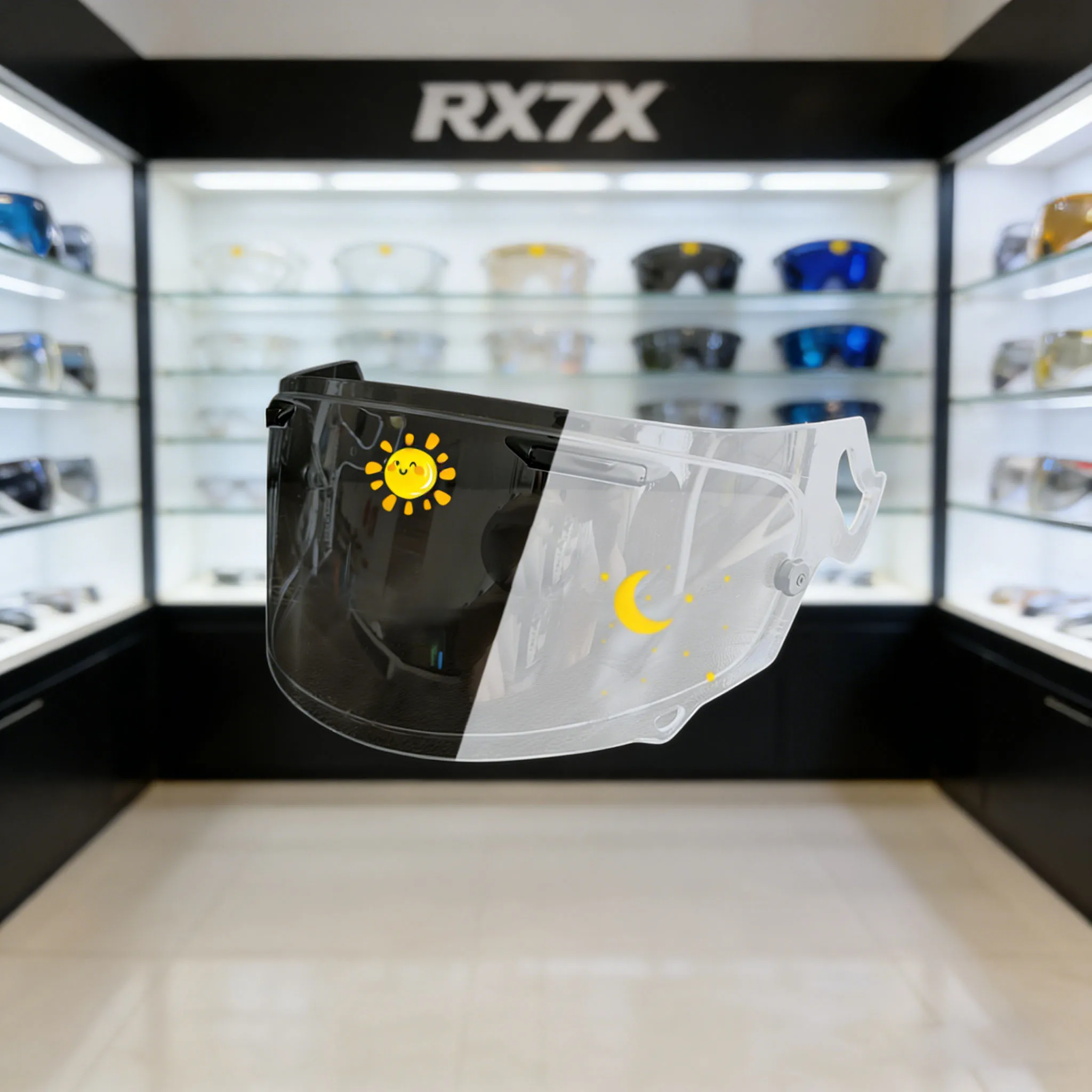 Photochromic Visor Lenses Darkens Clears Helmet Visor For Arai NEO XD RX-7X RX7X CORSAIR-X RX-7V VAS-V ASTRAL-X VECTOR-X