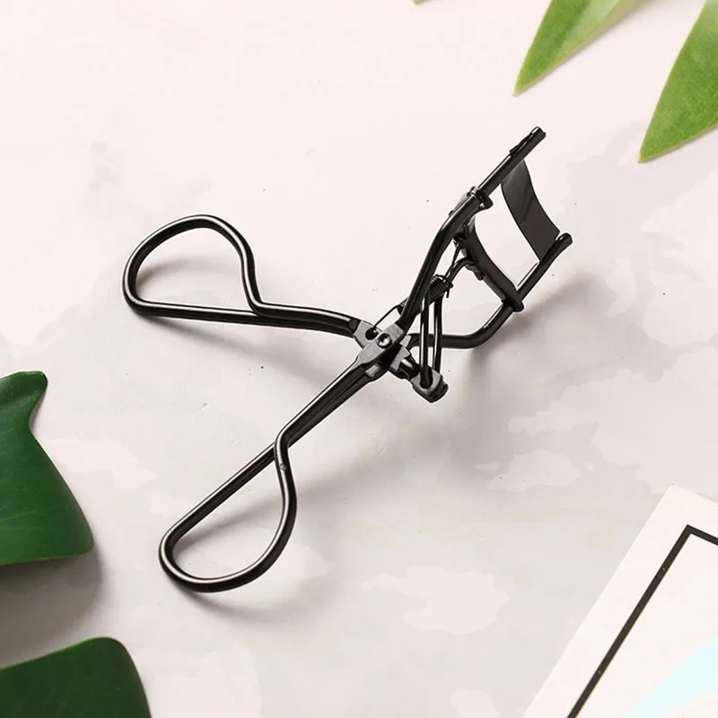 Black Simple Metal Electroplated Eyelash Curler Eyelash Rapid Prototyping Natural Curler Convenient Eyelash Curler Eye Makeup