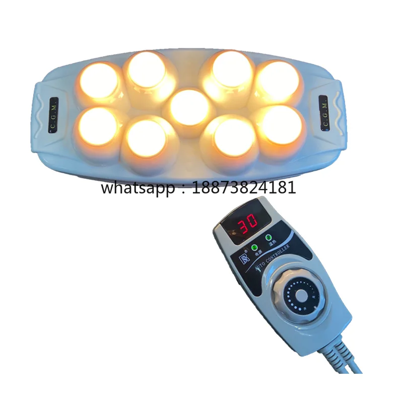Natural Jade Heat Therapy Massager Physical Therapeutic For Body Ten Massage Point Relaxation and Muscle Stimulator fast