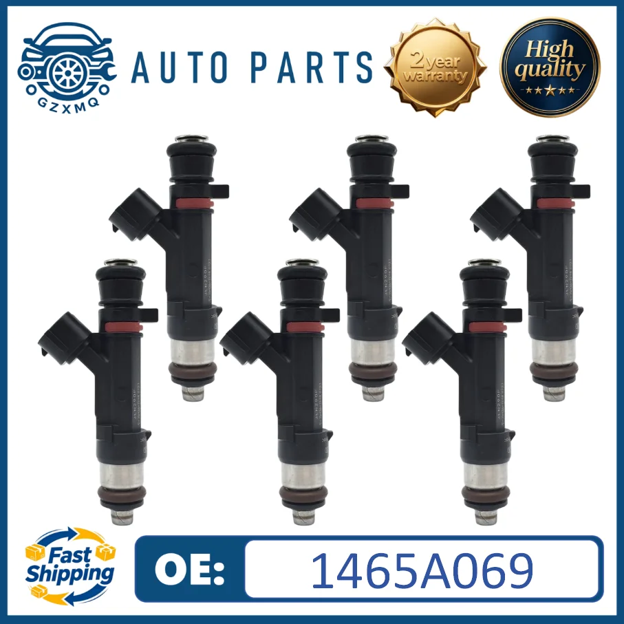 

6PCS 1465A069 Fuel Injectors For Mitsubishi Pajero 3.8L V6 #EAT310
