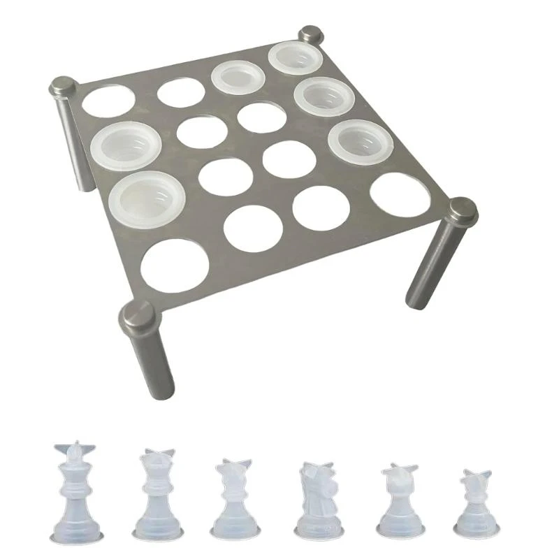 

Chess Display Holder Chess Board Game Molds Hand-Making Supplies Chess Holder
