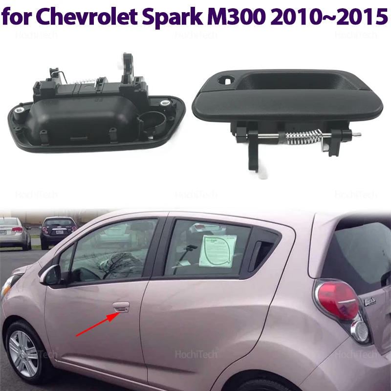 95964943 95964944 manija de puerta Interior exterior puerta delantera manija Interior de puerta trasera para Chevrolet Spark M300 2010 ~ 2015 Beat 17-20