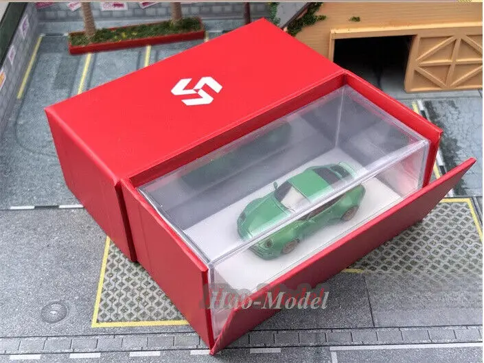 MY64 1/64 For Porsche 911 993 Gunther Werks SCM Car Model Alloy Car Diecast Toy Birthday Gift Hobby Display Simulation Ornaments