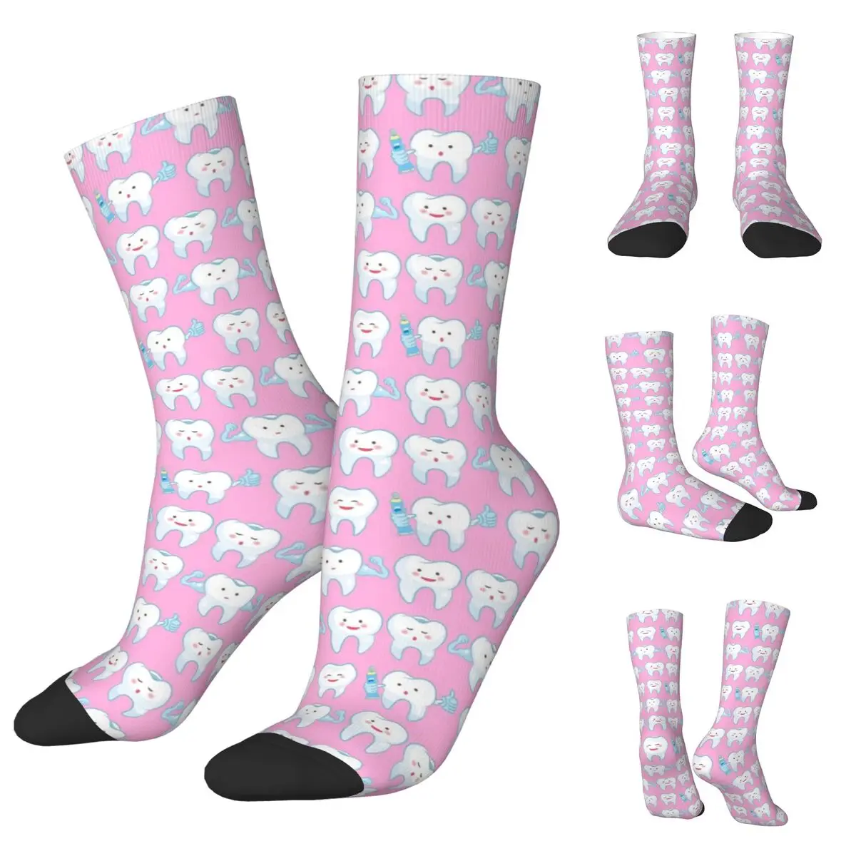 Calcetines Unisex acogedores con estampado 3D, calcetines a prueba de viento para bebés, calcetines interesantes para las cuatro estaciones