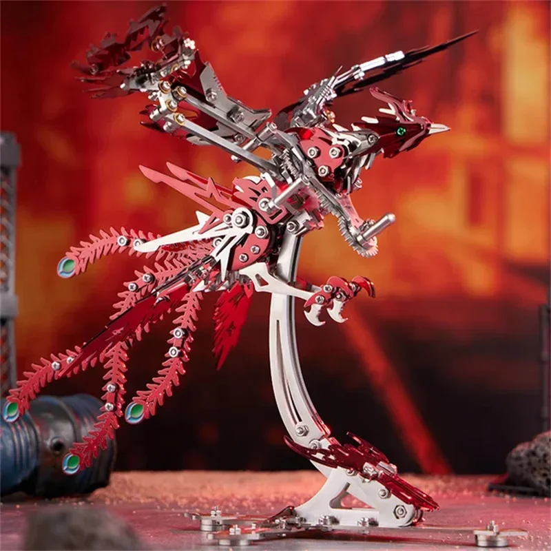 

Mechanical Phoenix Metal Model kit DIY Assembly Toy for Children 3D Puzzle Punk Jigsaw Puzzles for Adults Kids Gift