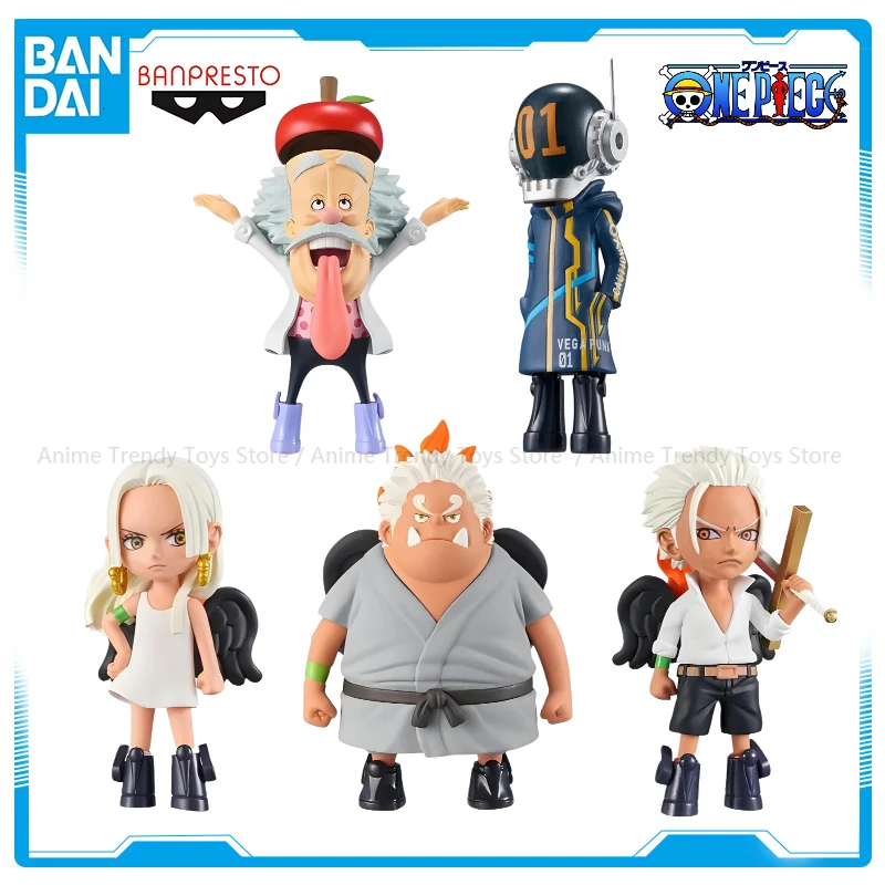 In Stock BANDAI Anime WCF One Piece Seraphim Boa Hancock Turtle Island Vol.4 Egghead Anime Figure Vegapunk Shaka PVC Doll GiftWY