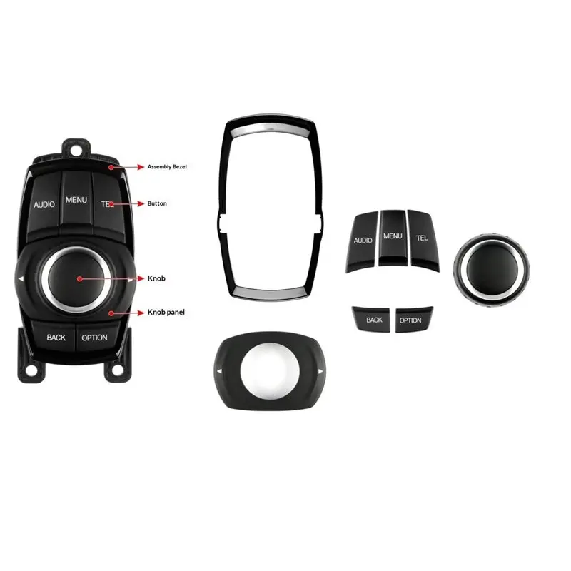 NEW HOT In Stock-For BMW 1 2 3 4 X1 X2 X3 X4 X5 F20-F23 F34 F49 F45 F46 F87 Car Central Multi-Media Audio Tel Switch Button Knob view 2