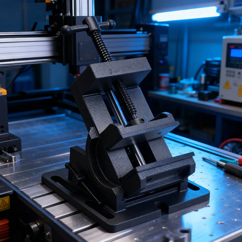 قابل للتعديل زاوية إمالة الدقة منجلة المشبك 3 "4" 75 مللي متر 100 مللي متر للخشب المعادن مقاعد البدلاء آلة الحفر QKD75 QKD100