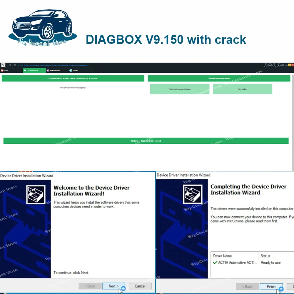 Diagbox V9.150 with Crack Lexia3 PP2000 Diagnostic tool Diagbox version OBD2 Scanner For Peo-geot original installation win7/8