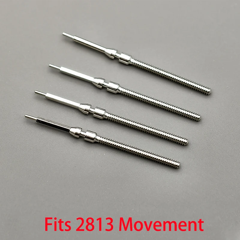 

2PCS/4PCS 2813 Stainless Steel Crown Movement Crown Stem Fits For 2813 Automatic Mechanical Movement Stem Repair Accessories