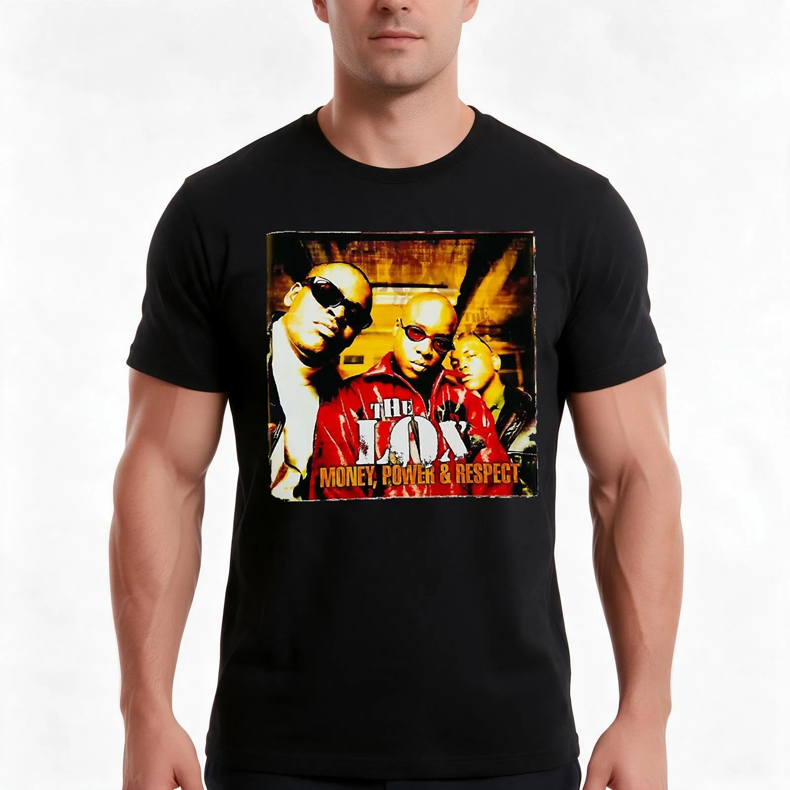 Mens Funny The Lox Yonkers Jadakiss Sheek Awesome For Music Fans T-Shirt Summer Casual Cotton Tee Oversized Streetwear Tops