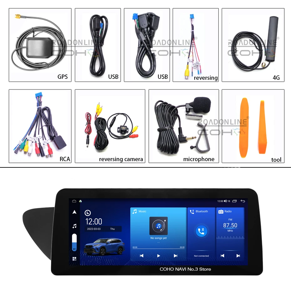 For Lexus ES ES300 ES250 ES200 2013-2017 12.3inch 2K 8 Core 8+256G Gps WiFi 4G Radio Android Car Multimedia Player Cooling