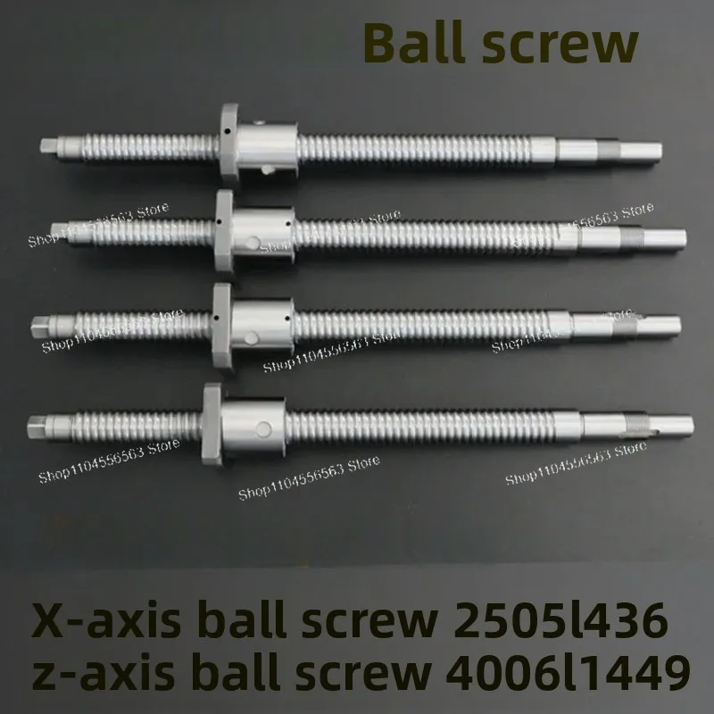 

Шарико-винтовая передача оси X для токарного станка с ЧПУ TK36 | Спецификация 2505, длина L436 для станков