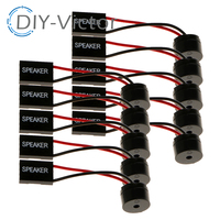 10PCS Mini Plug Speaker For PC Interanal BIOS Computer Motherboard Mini Onboard Case Buzzer Board Beep Alarm NEW