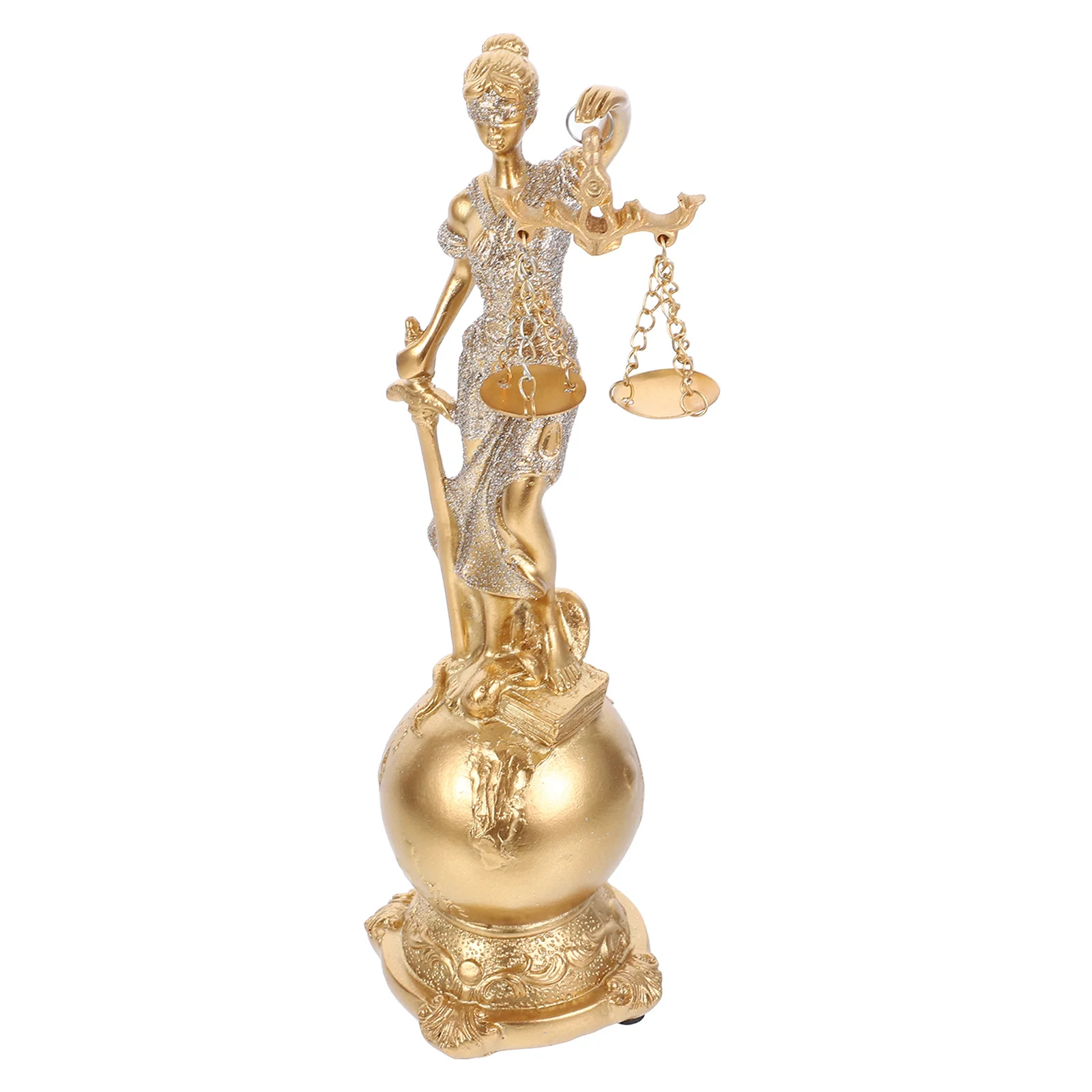 

Fairness Goddess Statue Sophisticated Resin Sculpture Home Office Decor Desk Ornaments Lady Statue Grade