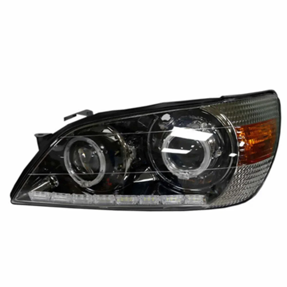 Headlight headlamp assembly for Lexus IS200 upgrade to ALTEZZA RS200 angel eye lens low and high beam car accessories