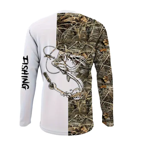 Fishing Shirts Men's T-Shirts Long Sleeve Mens Clothes Autumn Streetwear Crew Neck Pullovers Mens T Shirt Casual Men Clothing - Image 4