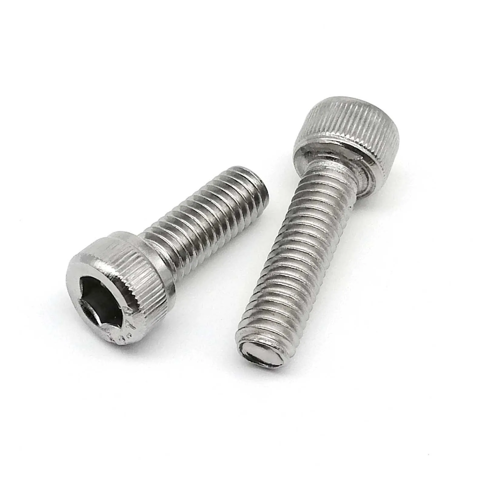 100/50/20/10pcs M2 M2.5 M3 M4 M5 M6 M8 Allen Hexagon Hex Socket Cap Head Screw Bolt Length 4-60mm DIN912 A2 304 Stainless Steel